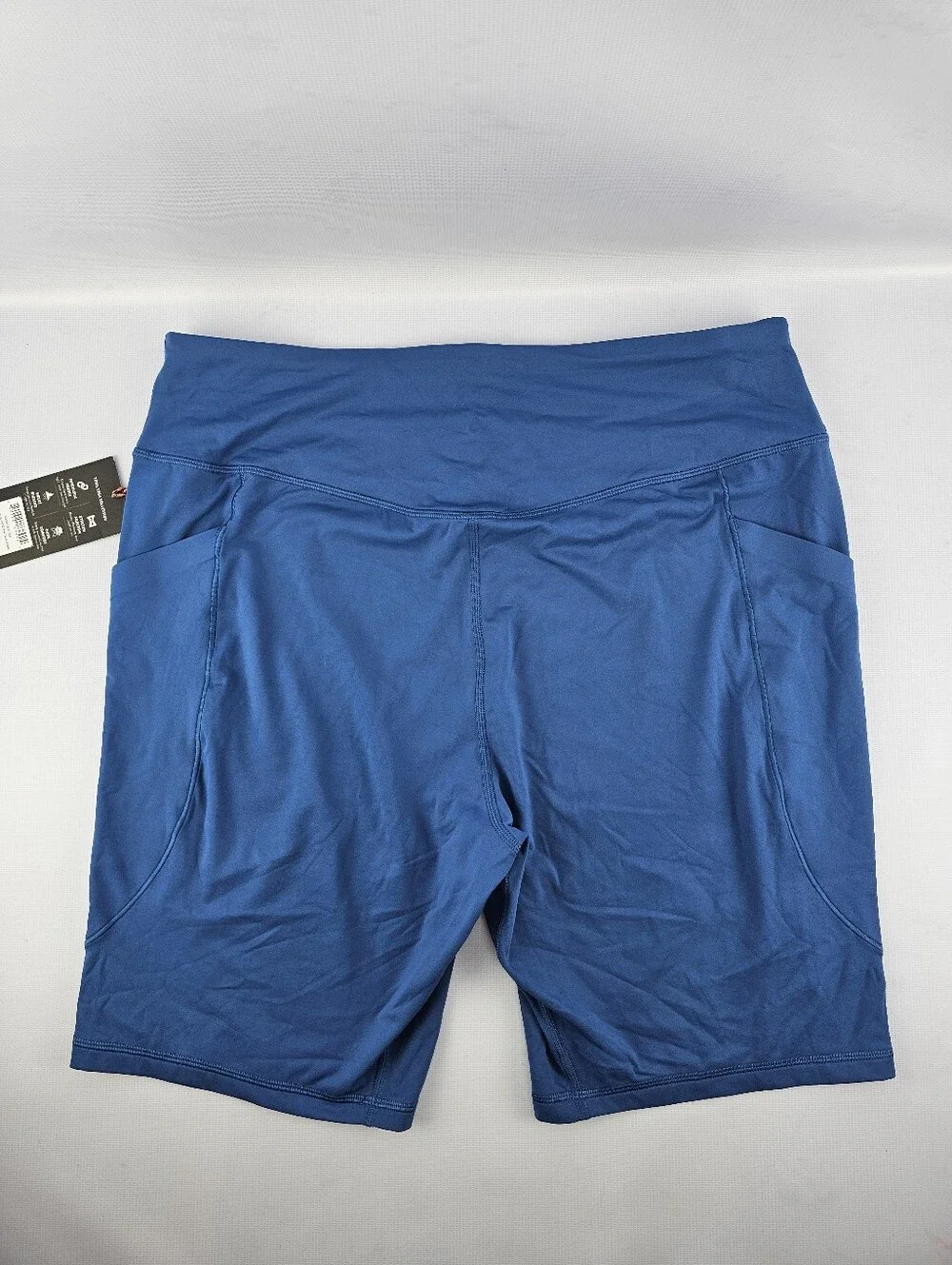 Duluth Trading Co AKHG Women's Blue Trail Tech Shorts with Pockets Size XL